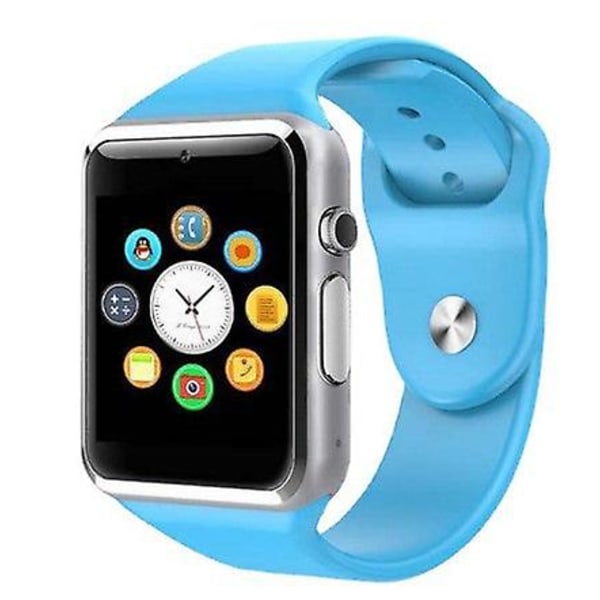 Watch Card Smart Watch Bluetooth Trintælling Overvågningsinformation Push Social Communication Blue