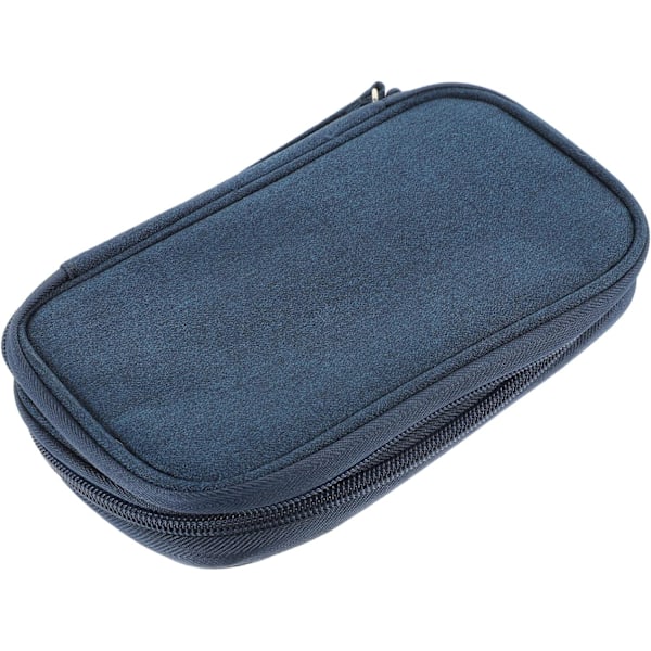Reiseoppbevaringsveske Elektronisk Organizer Kompakt Kabelholder for Reiselader Powerbank Mørkeblå
