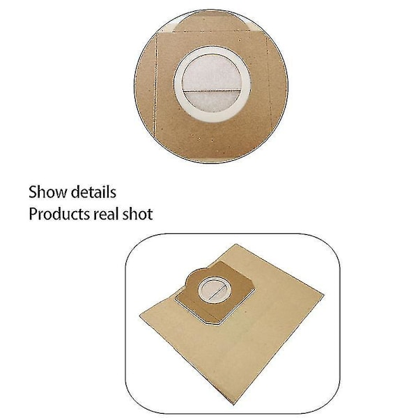 15 stk støvposer for Karcher WD3 Premium WD 3,300 M WD 3,200 WD3.500 P 6,959-130 støvsuger