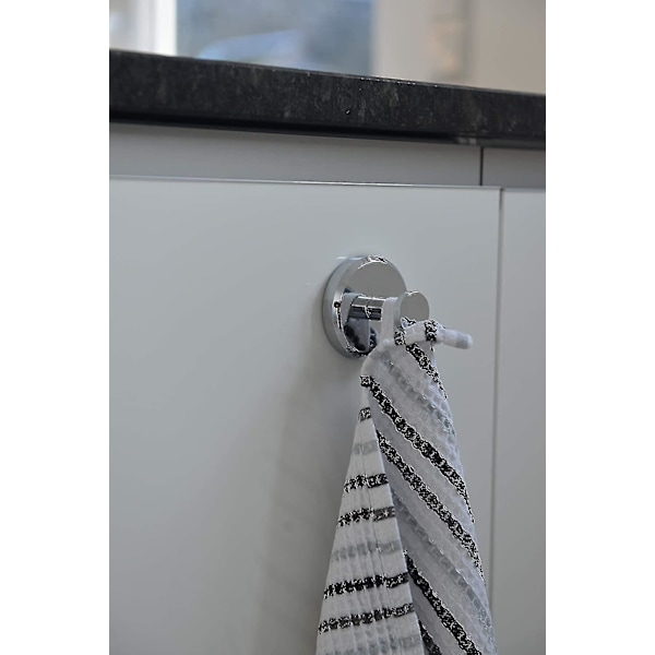 Sugerørskrog Håndklædeholder Fastgørelse, Pvc Krom (4 Stykker)
