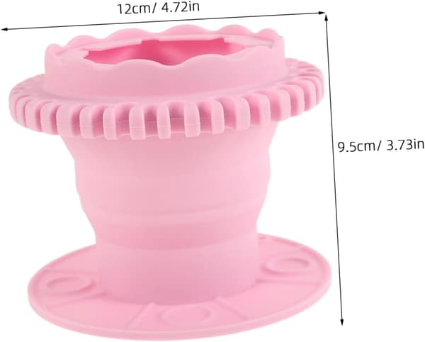 Makeupbørsteholder Kamrenser Børste Foldbar Makeup Svamperenser Boks