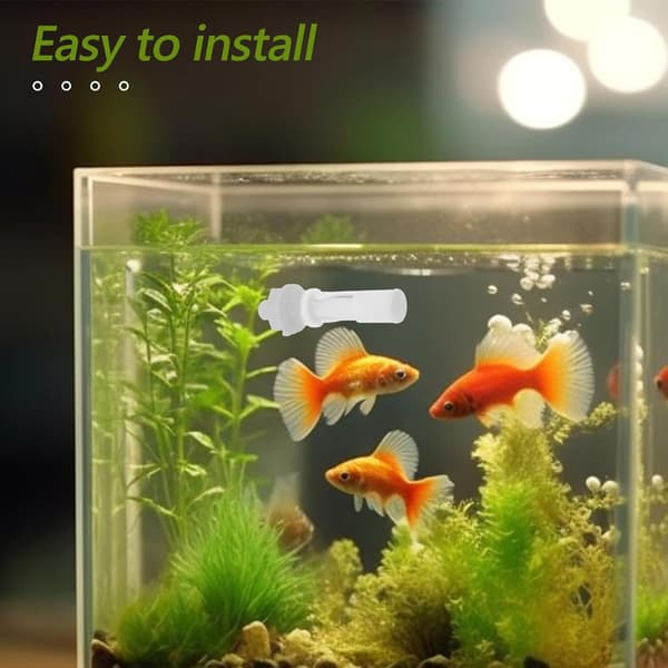 Flytesensor for akvarium Hvit ABS sidemontert flyteventil Stabil ytelse
