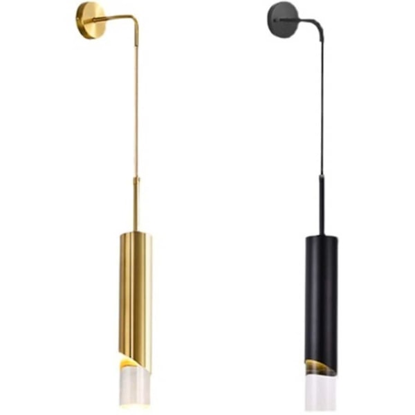 LED Vægskinne Sengelampe Moderne Sort Guld Stue Soveværelse