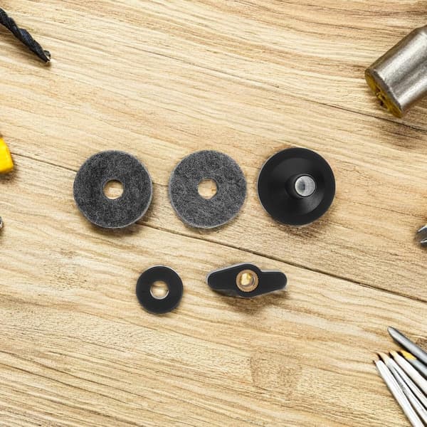 Trommecymbals hardwaretilbehør til sikker cymbalmontering og stødabsorbering i plast