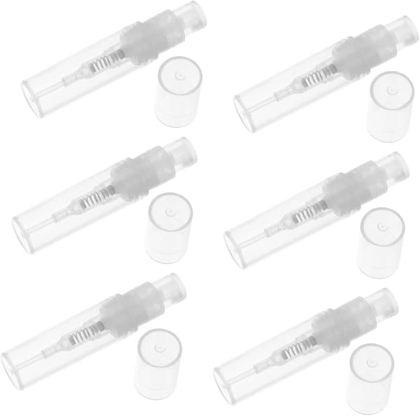 30 stk. 2 ml tomme parfumeflasker plastik spraybeholdere mini rejsedåser