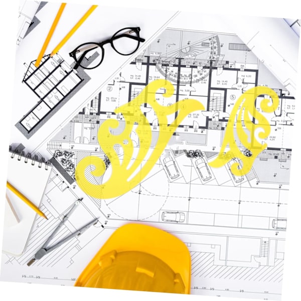 Stycken Plast Sömnadslinjal DIY Patchwork Linjal Sömnadstillbehör Fransk Kurva Set Skräddarverktyg
