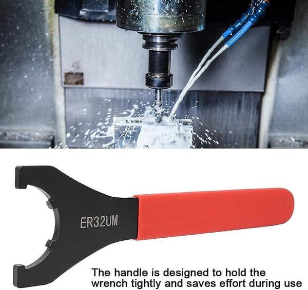 Kolvchucknyckel, Er32 Socket Wrench Er Nyckel Högkolstål Cnc Fräsning