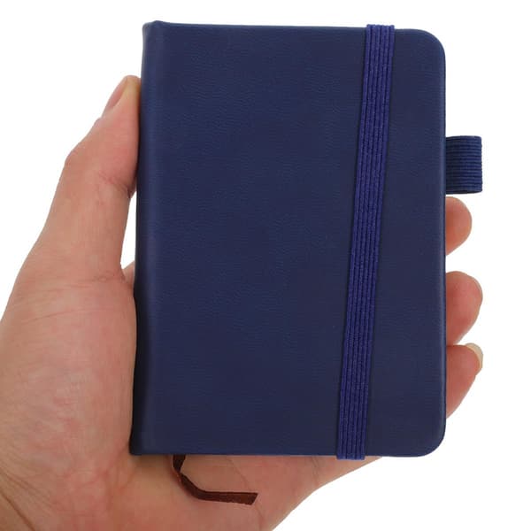 3 stk. A7 lommeblok mini-journal notesbog bærbar mørkeblå lille hardcover executive notesbøger