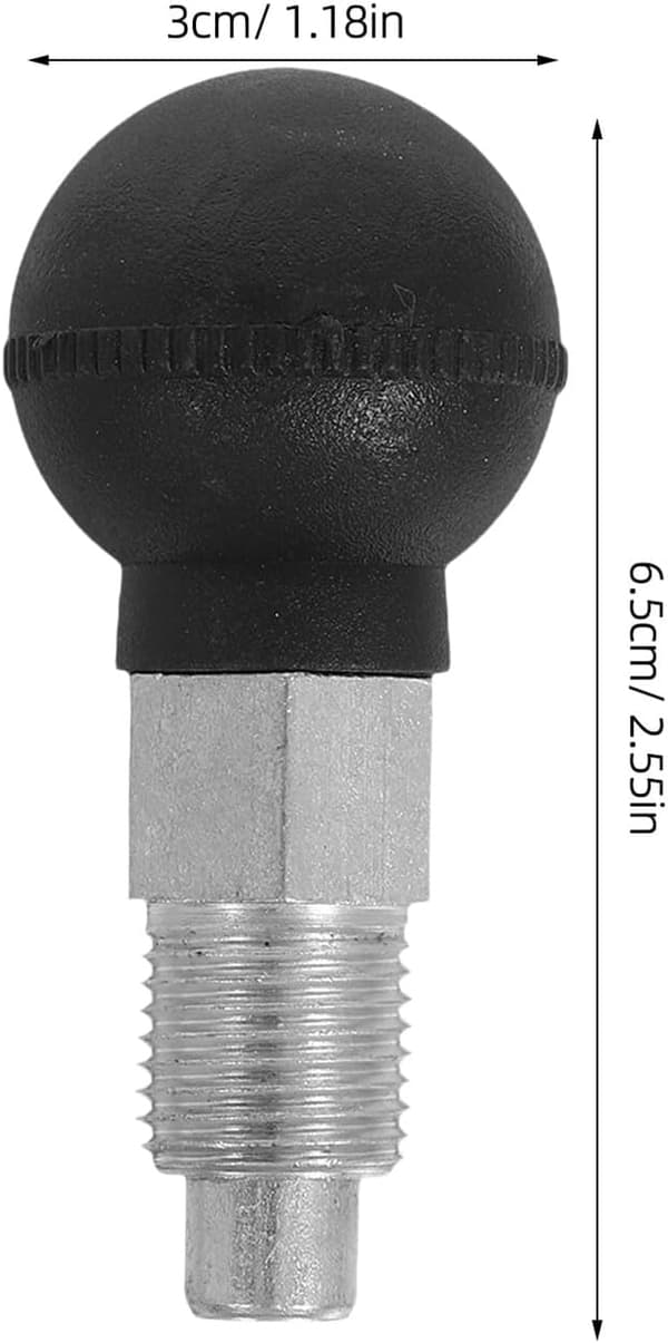 2 st kulhuvudfjäderdragstift för träningsutrustning, M16X15 mm kolvlåsande stift