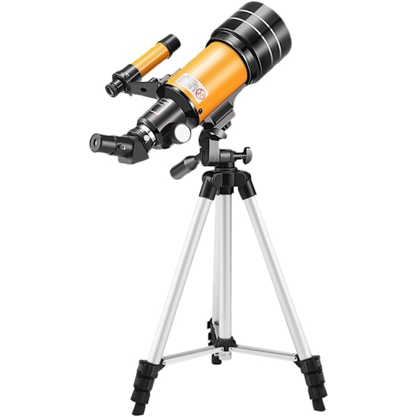Astronomisk rumteleskop 70 mm refraktionsteleskop
