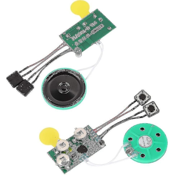 Opptakbart lydchipmodul DIY 120 sekunder lydhilsningskort 1 stk