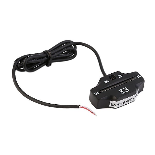 Bil Motorsykkel LED Batterispenningsmåler 12v Indikator