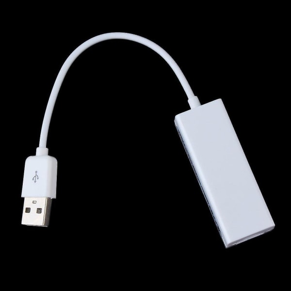 USB 2.0 til RJ45 Ethernet LAN nettverksadapter 10/100 Mbps