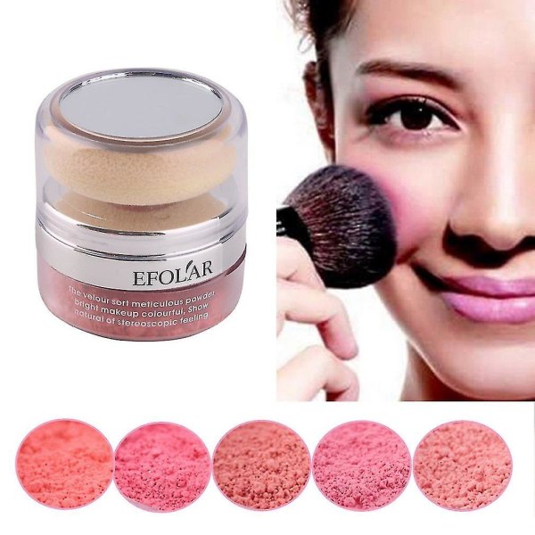 Efolar Kvinders Kosmetisk Kind Naturlig Blush Pulver