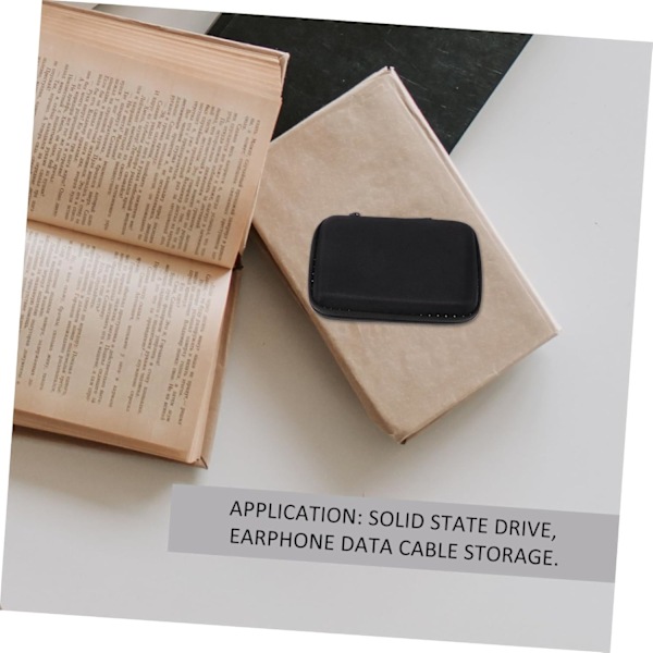 SSD Veske Datakabelpose Mobil HDD Oppbevaringsboks Elektronikk Reiseorganisator Glidelåsdesign Kompakt