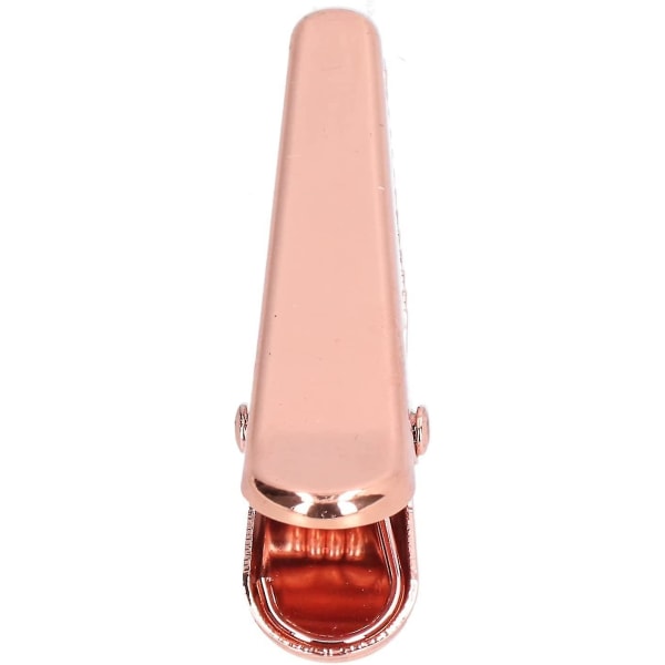 Tetningsklips i rustfritt stål (roségull) (1 stk)