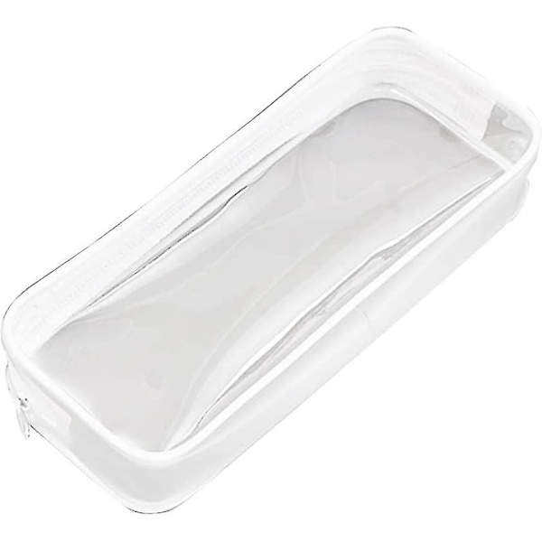 Luovasti läpinäkyvä kynäkotelo monitoiminen PVC-vetoketjullinen kynä- ja lyijykynäkotelo suuri kapasiteetti kynäpussi