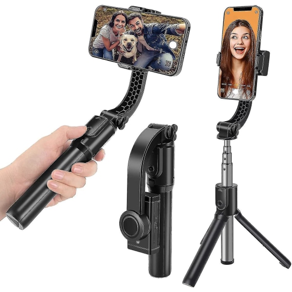 Gimbal Stabilisator Smartphone Selfie Stick Tripod Fjärrkontroll