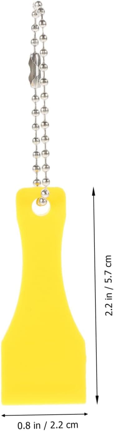 12 stk. bærbar loddskraper nøkkelring plastskrape