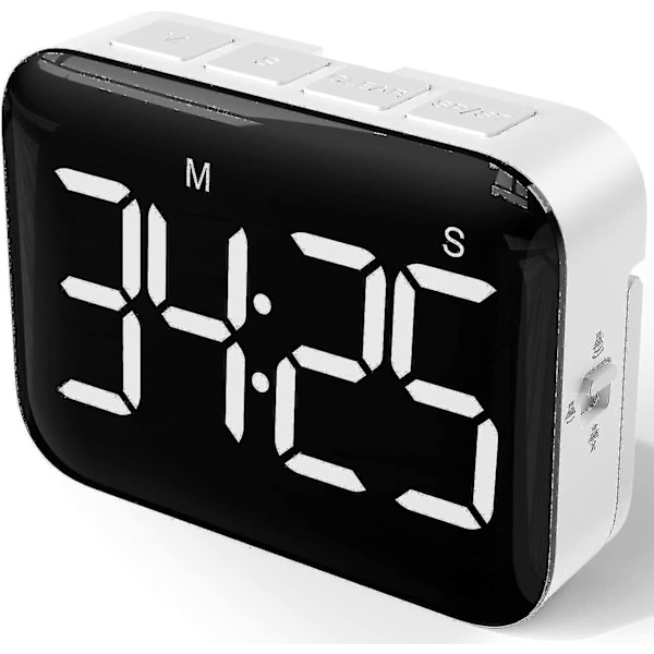 Large Digital Led Display Kitchen Magnetic Timer