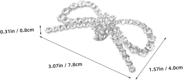 Bröllopsskospännen Clips Rosettformad Kristall Strass Dekor