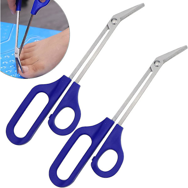 Pitkän kahvan varpaankynsisaksit, ergonomiset