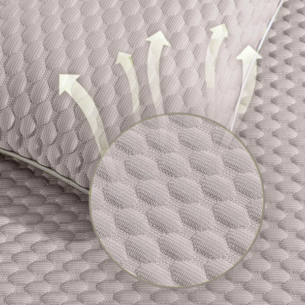 Naturlige Bokhvete Skallputer  Naturlig Materiale Luktfri Puter  Ikke-kollapsbare Puter For Side Rygg  Og Mage Sovende Avtakbar Pustende Bomull Yellow