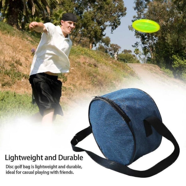 Golf Flying Disc-rygsæk Holdbar Disc-opbevaringstaske til kæledyrstræning Golftasker