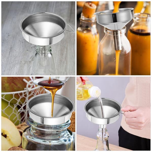 Vinsæt i rustfrit stål med netfilter og 25 ml måleske