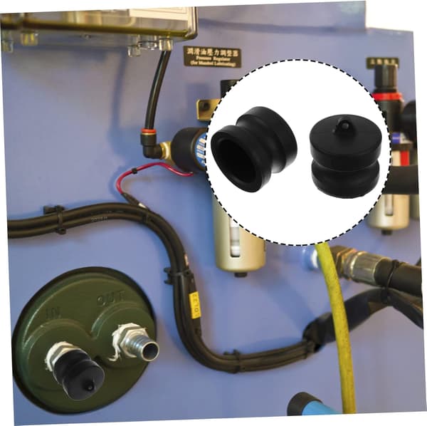 2st Cam Lock Dammskydd PP Plast Camlock Koppling Slangkopplingar för Pumpadapter Cam Lock Elektriska Kopplingar