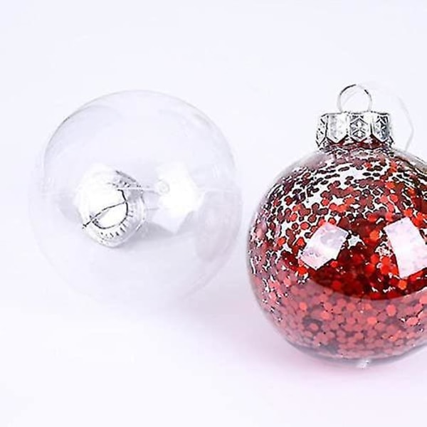 5 st 8 cm Okrossbara Julgransprydnader Klot