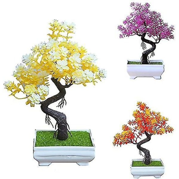 Konstgjord Bonsai Krukväxt Simuleringsväxt Dekoration