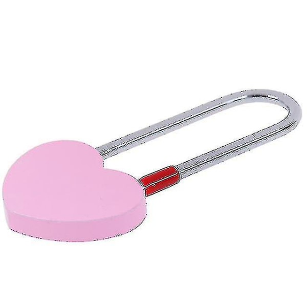 Lækker Mini Heart Love Lock hængelås Pink