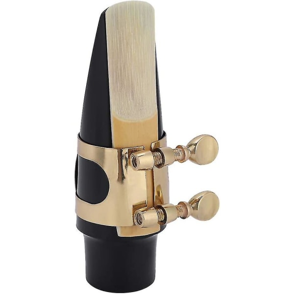 Saxophone Head Mouthpiece Saxophone Head Gum Wood Mouthpiece (black Gold) (1pcs)