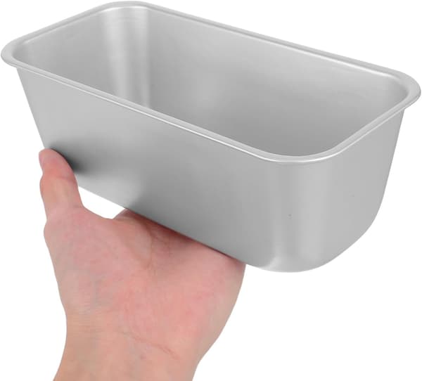 2 st non-stick toastformar, rektangulära aluminiumlegeringar med jämn uppvärmning