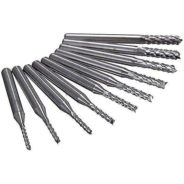 10pcs Micro Drills Set Pcb Cnc Jewelry Rotary Tool 0.45141.0mm