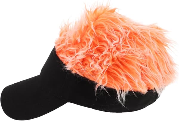 Hip-hop parykk baseballcaps justerbar stropp nyhet piggete hårdesign