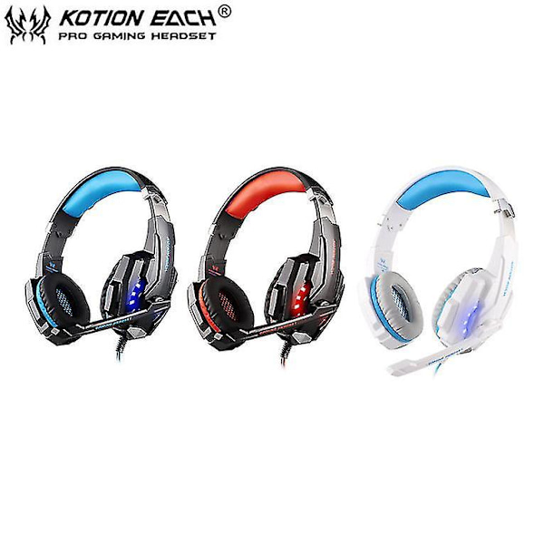EACH G9000 3.5mm Spelheadset Mikrofon USB PS4