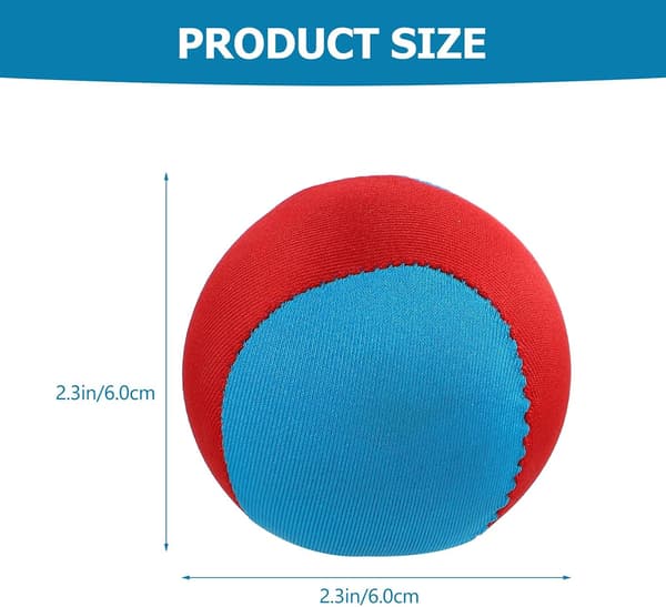 2 st 6 cm diameter interaktiva studsbollar, rosa svarta och rosa blå vattenstudsbollar