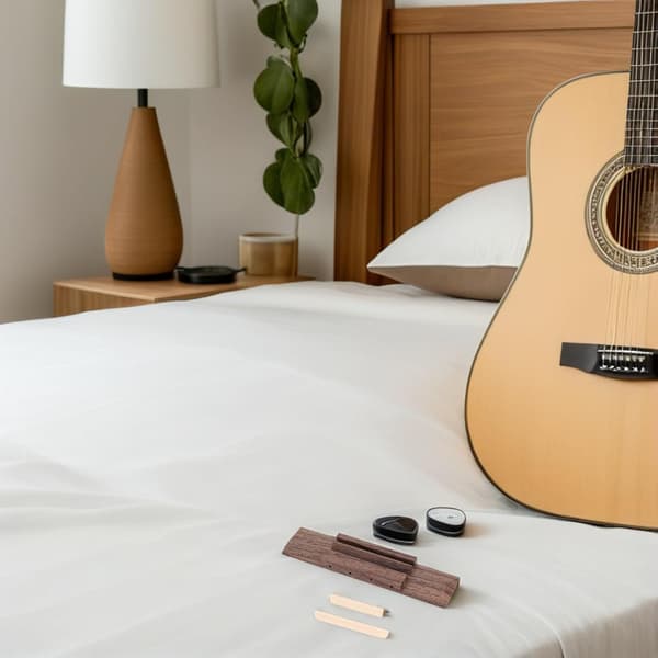 Ukulele del tilbehør Trebro Salmutter Premium tremateriale Brun Enkel å bruke Erstatt bro