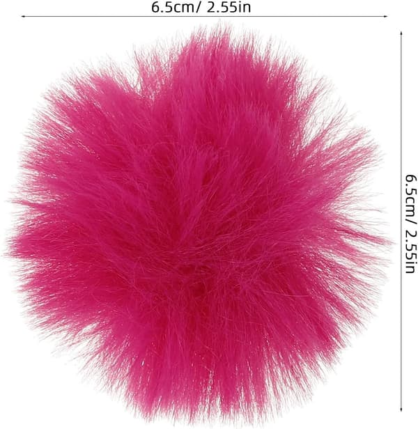 4 st fluffigt mikrofonskydd Mikrofonvindruta Polyester Mjukt material Lättinstallerad design Minimerar vindbrus