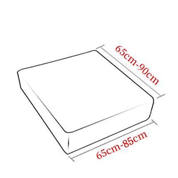 Ren Färg Tjock Elastisk Soffaöverdrag Modern Minimalistisk Soffa White