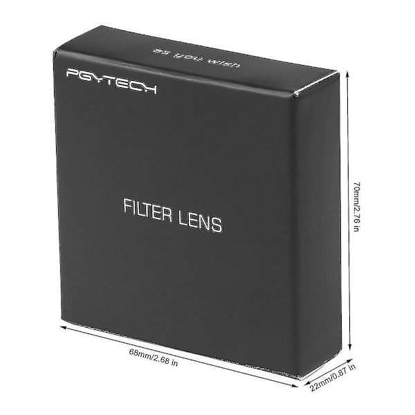 PGYTECH 1pc Linsefilter HD ND32 Gopro Hero 5 Box