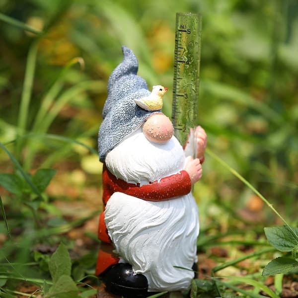 Regnmåler Hagefigur Dekorasjon Med To Glass Regnmåler Rør