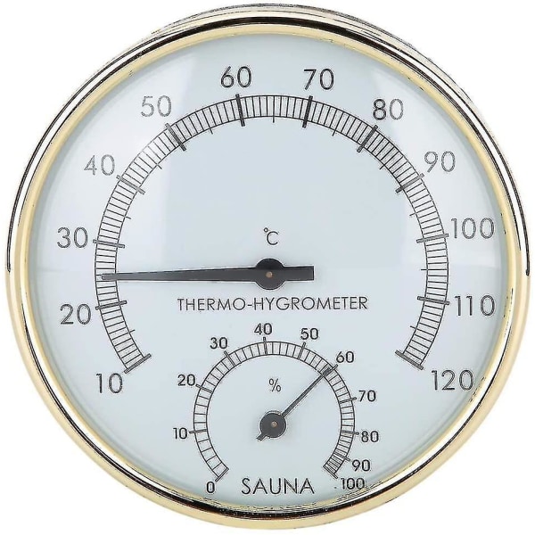 Innendørs utendørs hygrometer termometer for badstue