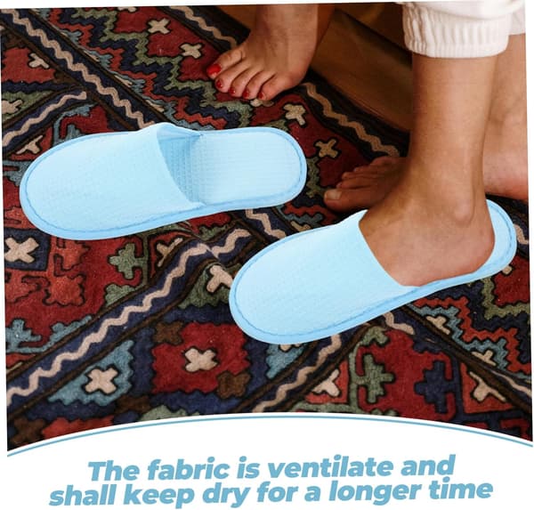 Babouche Tofflor Resetofflor Resetillbehör Hotelltofflor Vikbara Tofflor Grön