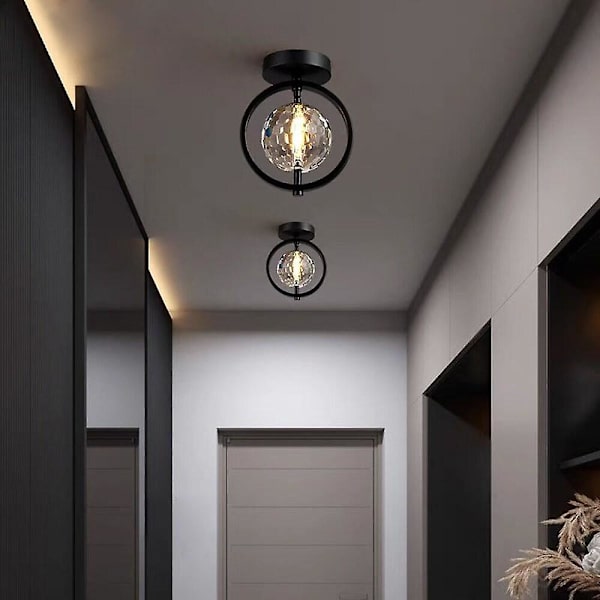 19cm Taklampa Ö-design Metall Förkromad Modern