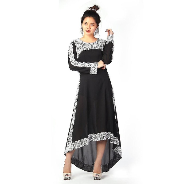 Elegant lang maxi-festkjole for kvinner av høy klasse