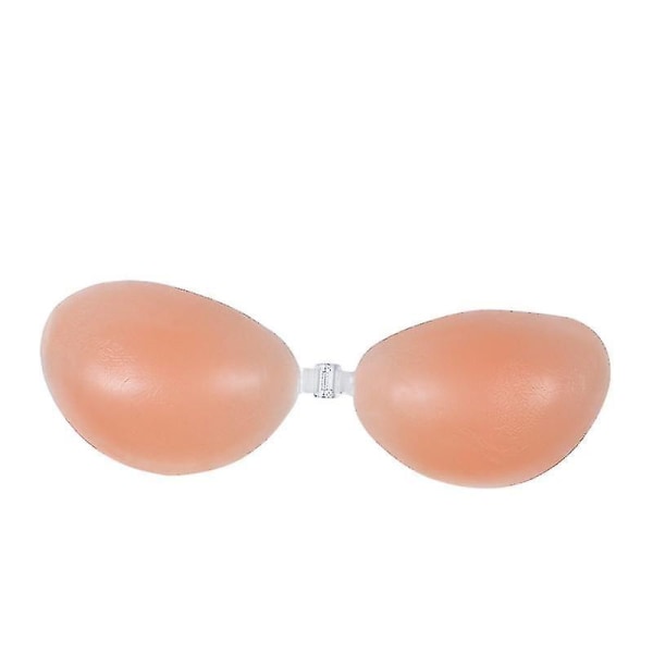 Osynlig Push-Up Strapless BH i Silikon, Självhäftande Förstärkare