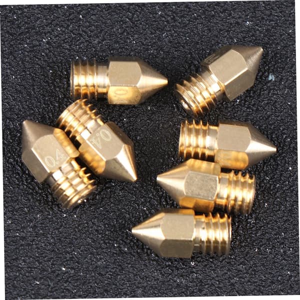 20 stk. messingekstruderdyse Mk8 3D-printertilbehør 1,75 mm 0,4 mm
